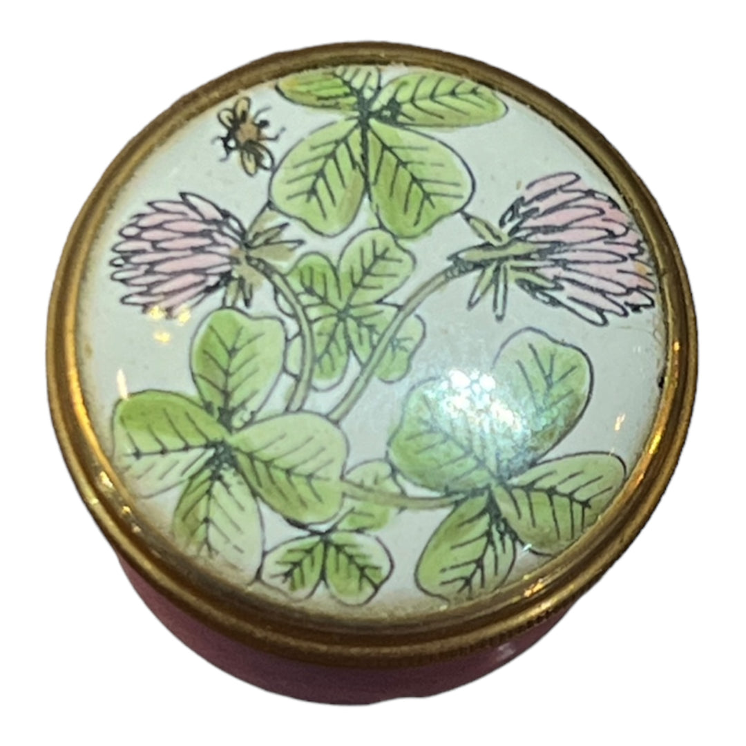 Halycon Days Enamels - Flower Trinket Box