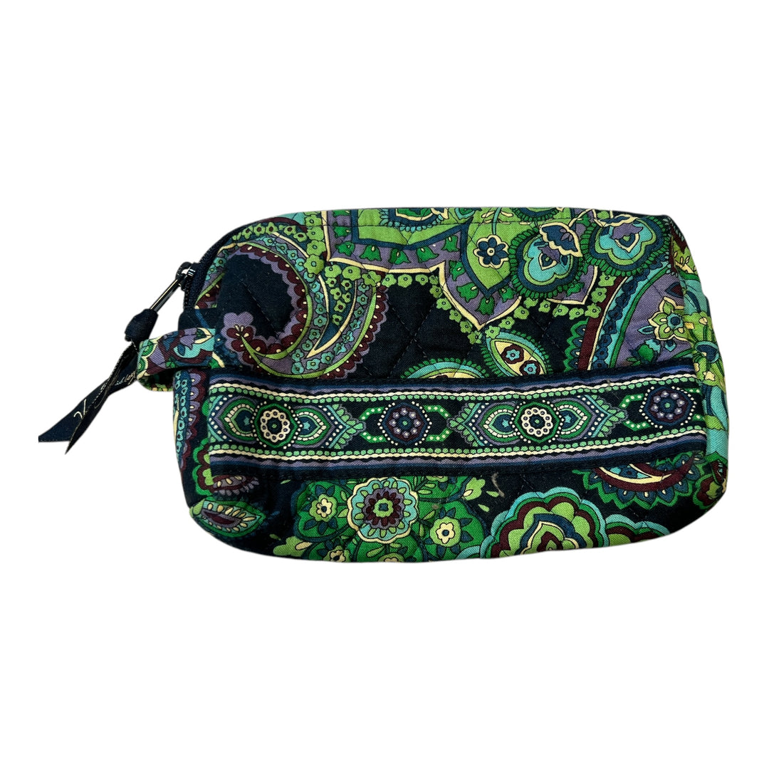 Vera Bradley  Blue Rhapsody Green Makeup Bag