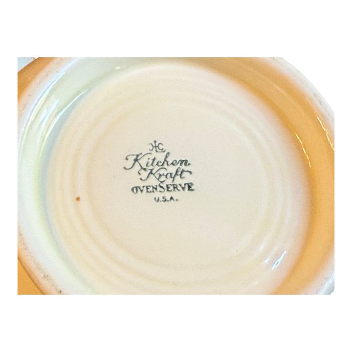 Homer Laughlin Kitchen Kraft Spring Wreath Cookie Jar Set of 3