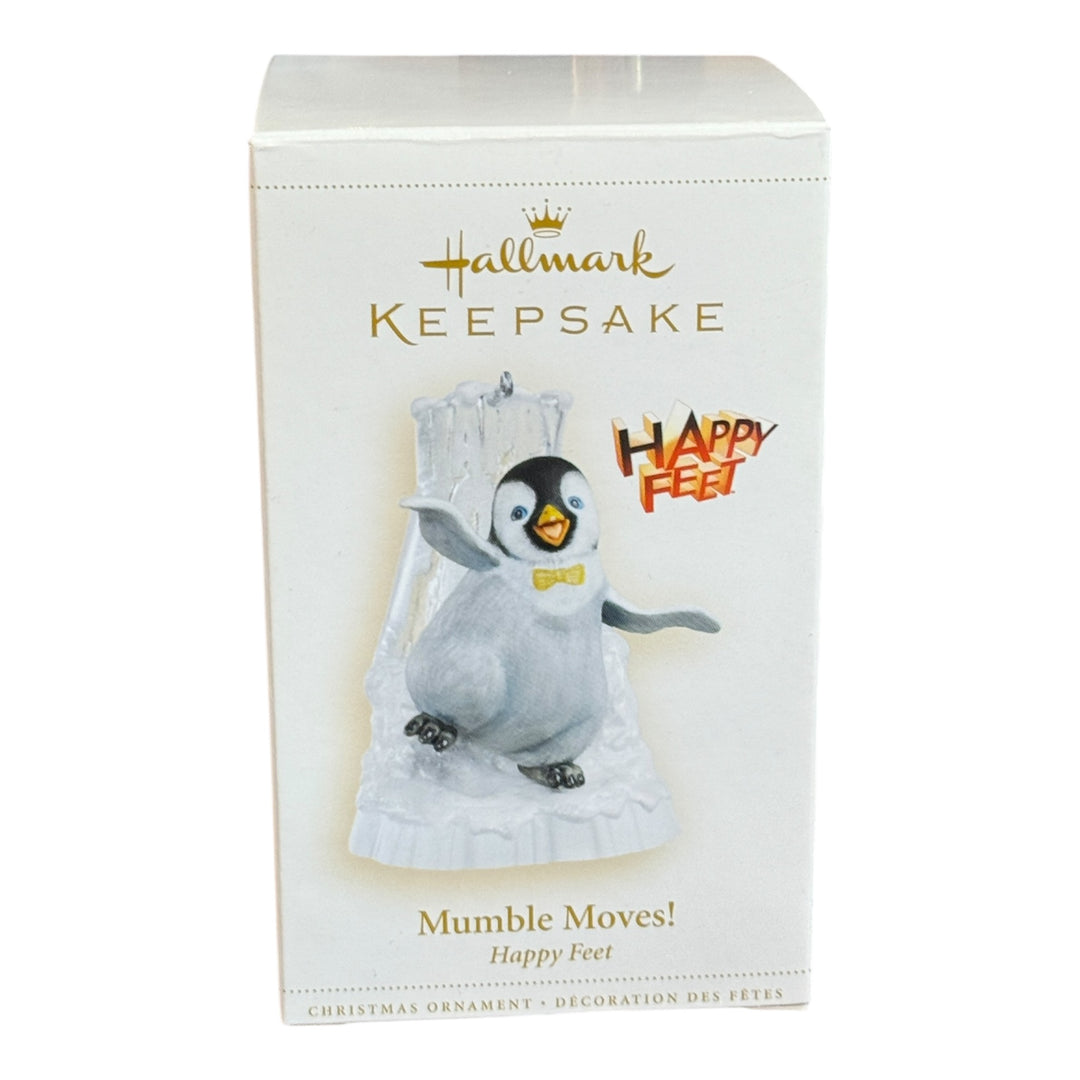 Hallmark Keepsake Happy Feet Mumble Moves Christmas Ornament 2006