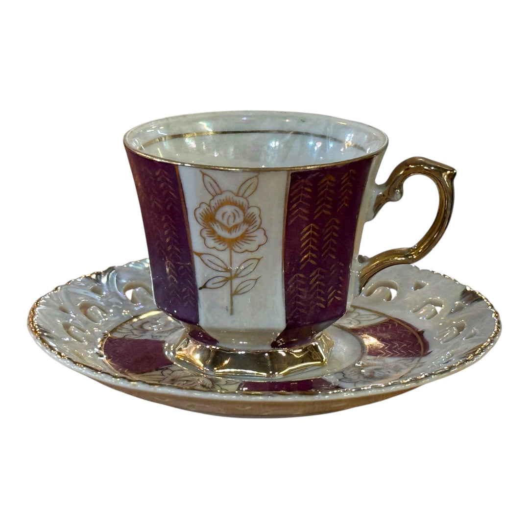Porcelain Cup & Saucer Japan