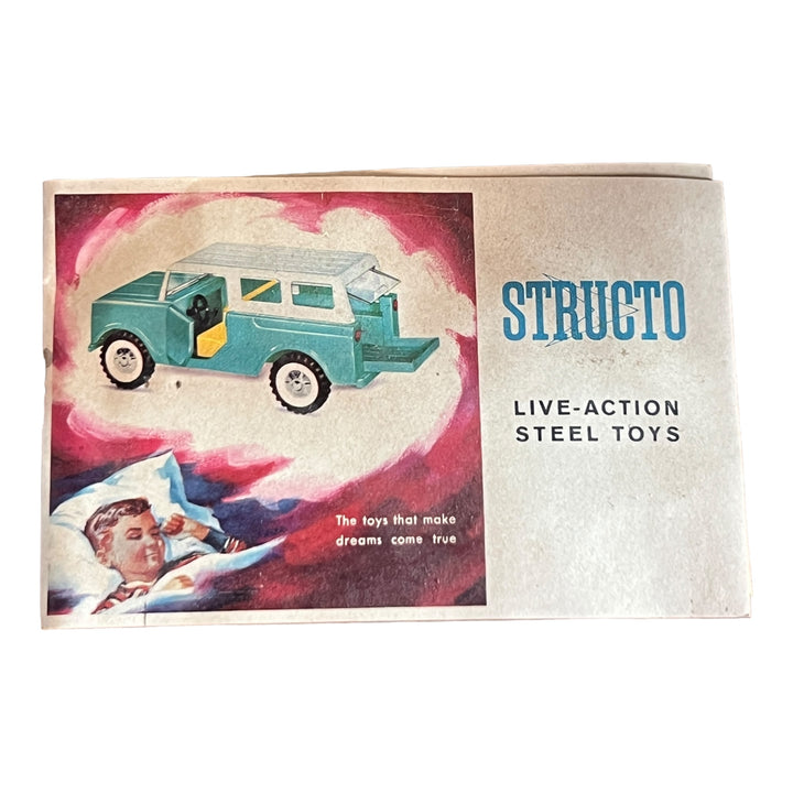 1960s VINTAGE Structo Chevy Rampside Van/Truck