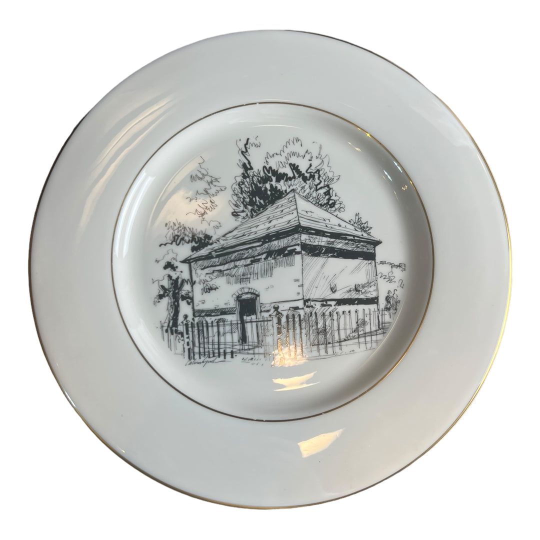 Decorative Plate - Landmark Plate Block House