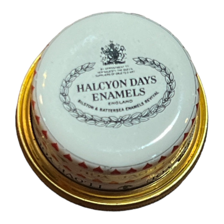 Halycon Days Enamels - I Love You Trinket Box