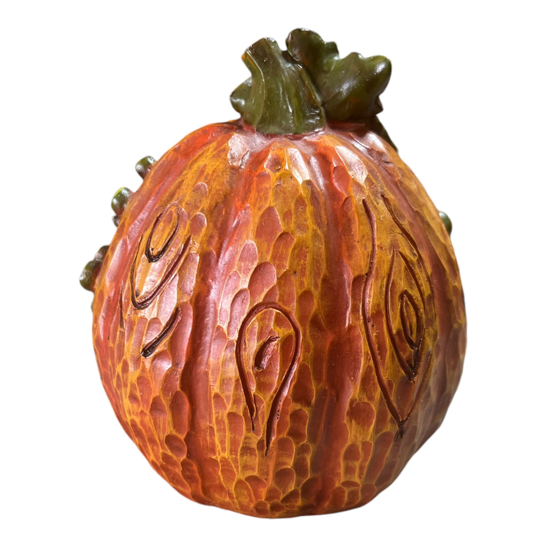 Give Thanks Resin Pumpkin