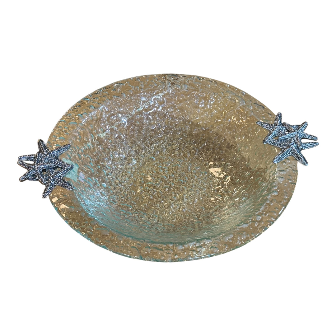 Mudpie Glass Starfish Bowl