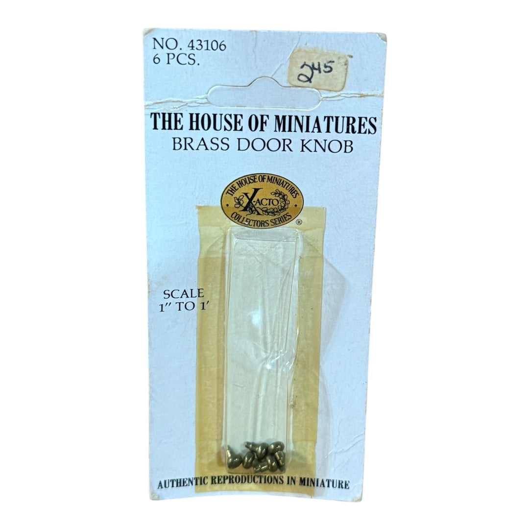 Dollhouse - Brass Door Knob Set