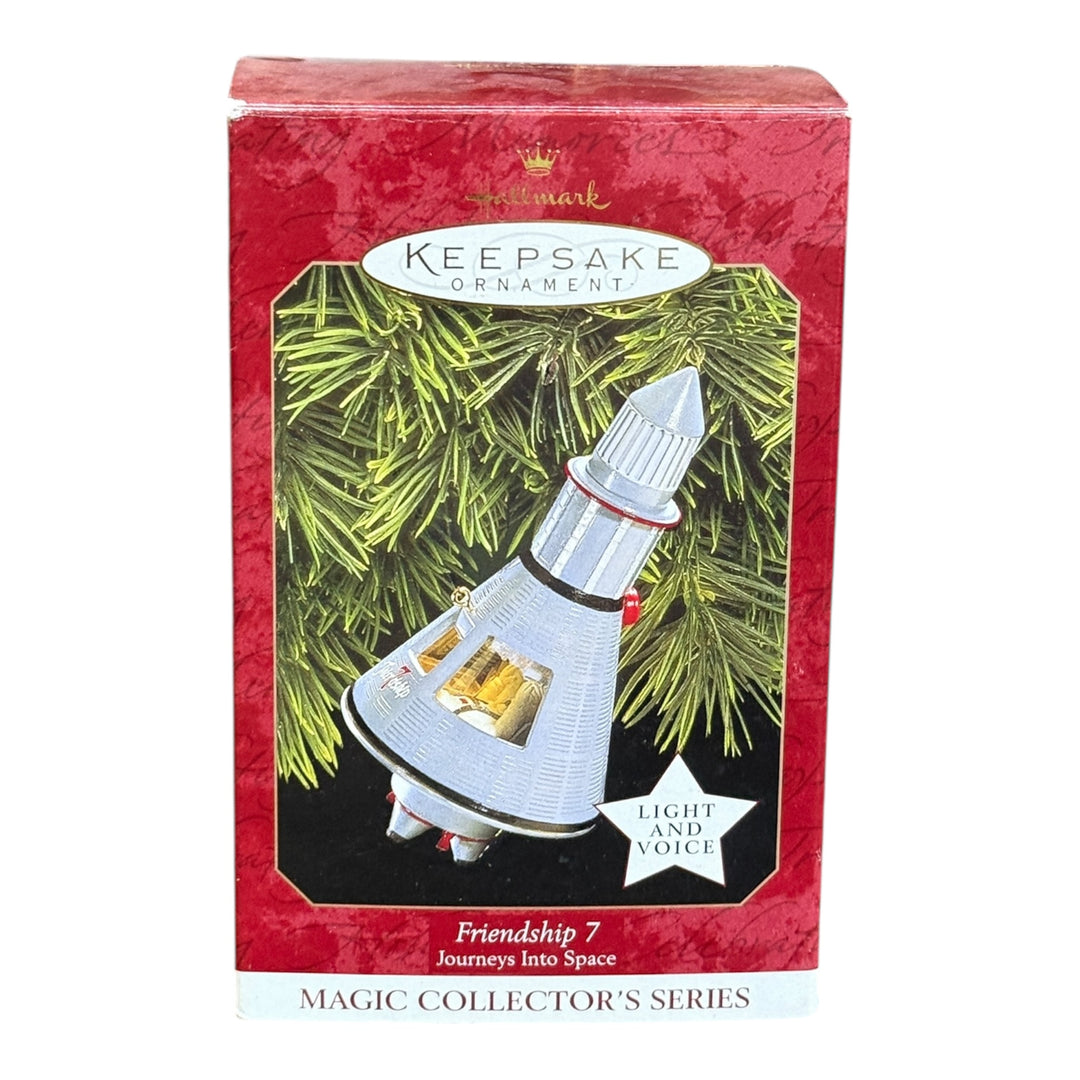 Hallmark Keepsake Friendship 7 Journeys Into Space 1997 Ornament Light Voice