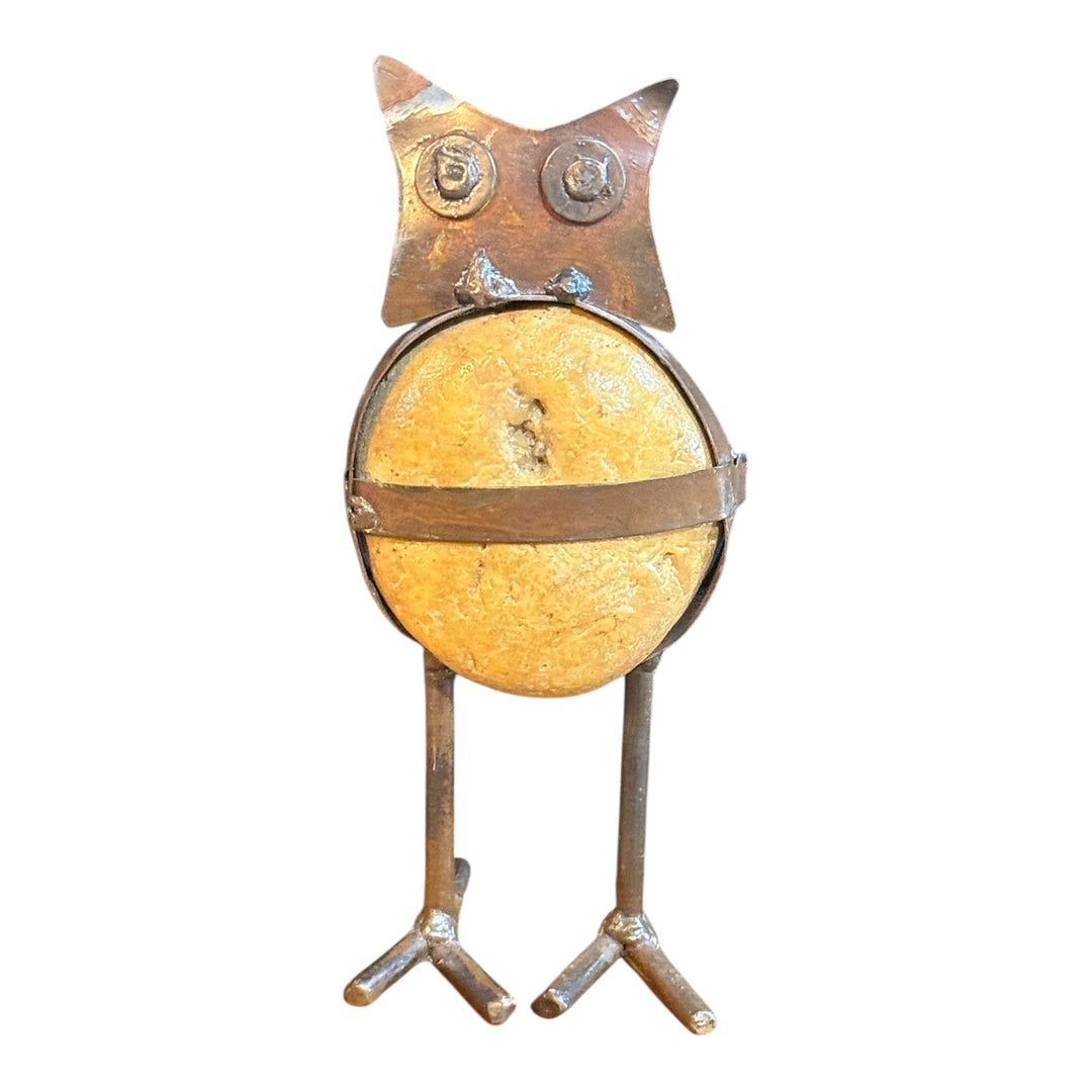 Metal / Stone Owl Figurine