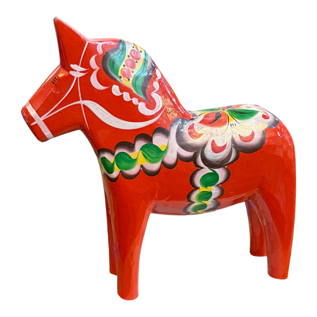 Grannas A. Olson’s Swedish Hand Painted Wood Dala Horse