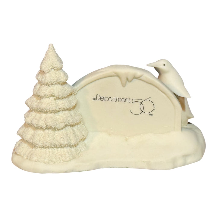 Dept 56 Snowbabies - "Logo Sign"