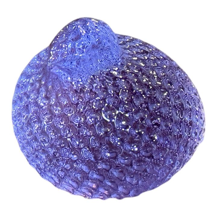 Vintage Purple Glass Quail Bird Figurine Paper Weight