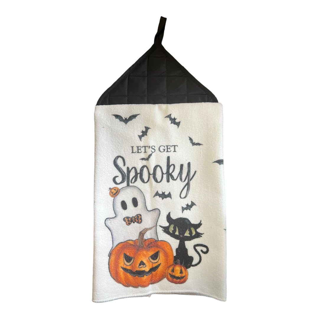 Handmade Hanging Towel - Let's Get Spooky