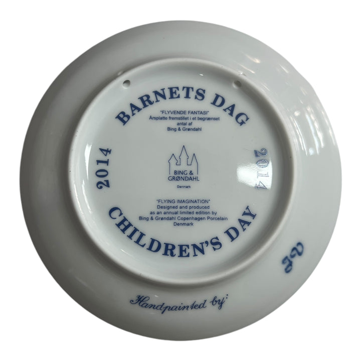 Bing & Grondahl Children's Day Plate - 2014 Flying Imagination