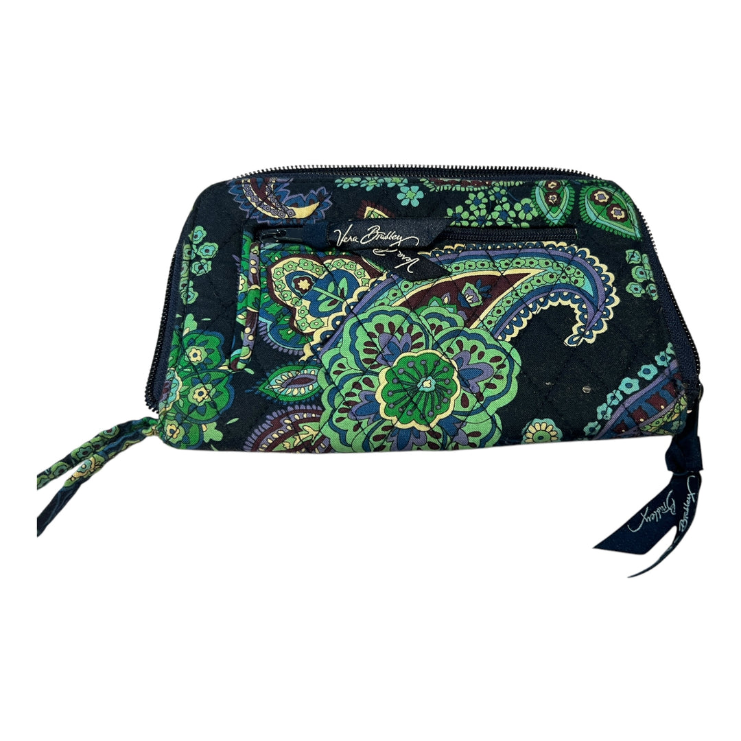 Vera Bradley  Blue Rhapsody Green Wallet