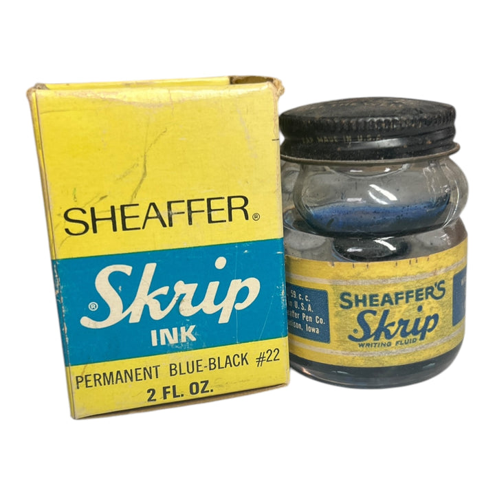 Vintage Sheaffer Skrip Ink 2 Fl Oz in Original Box