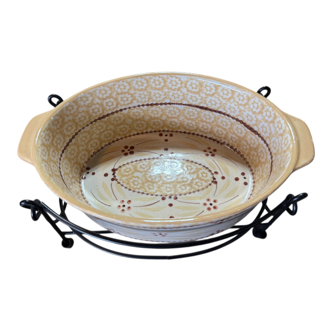 Temp-tations 1.5 Quart Oval Baker