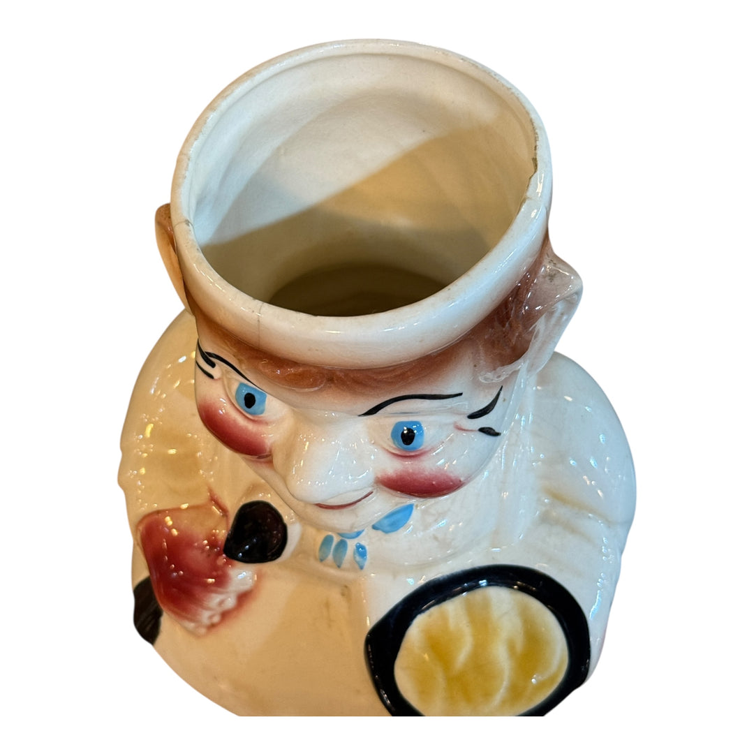 Vintage RRP Happy Chef Cook Cookie Jar Roseville Pottery