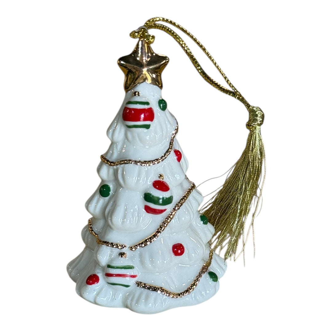 Lenox Cheerful Tree Ornament Christmas 868120 Porcelain Hang