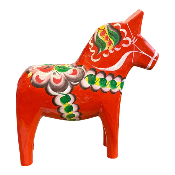Grannas A. Olson’s Swedish Hand Painted Wood Dala Horse