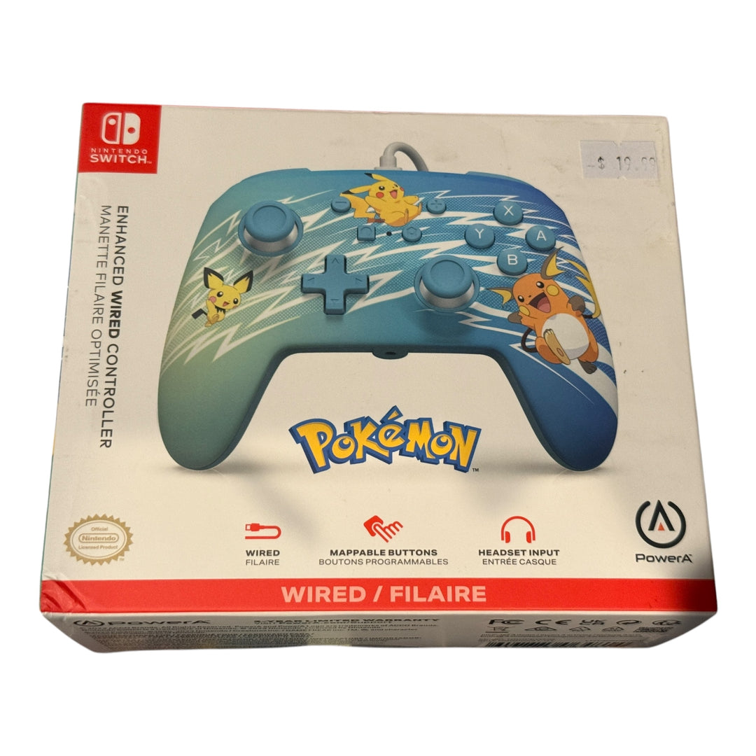 Power A Nintendo Switch Controller Lightning Pokémon