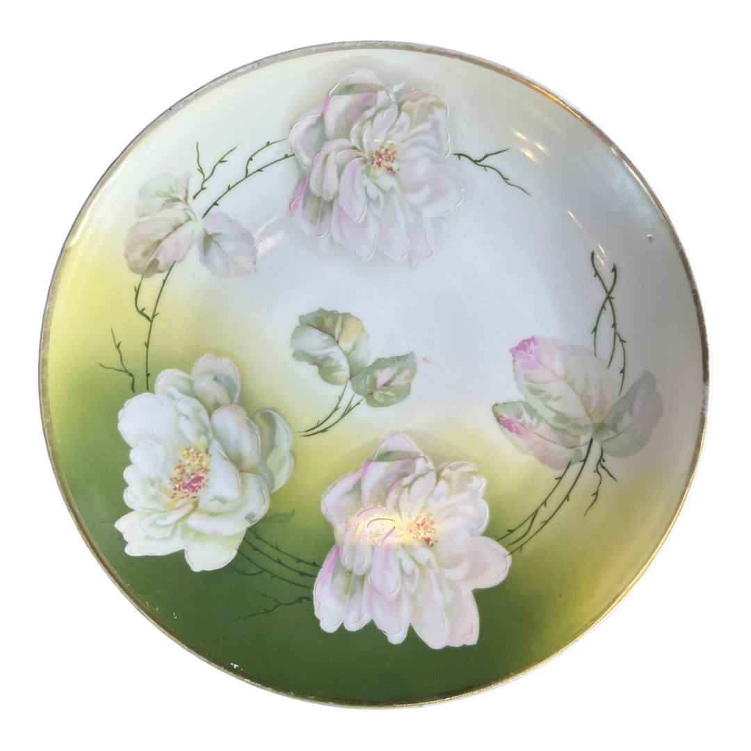 Decorative Plate - Handpainted Floral Germany