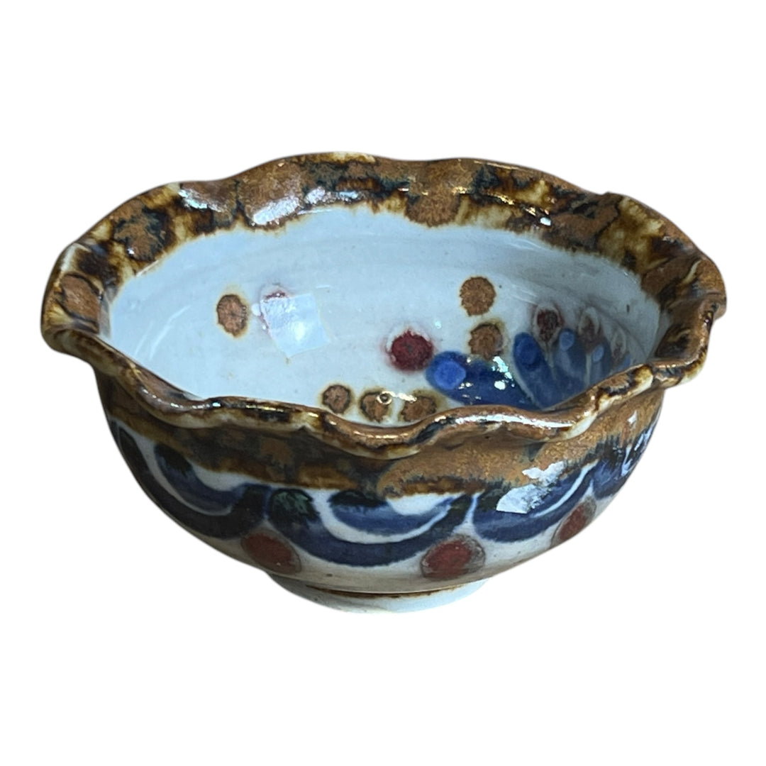 Ceramic Bowl - Bird / Fluted