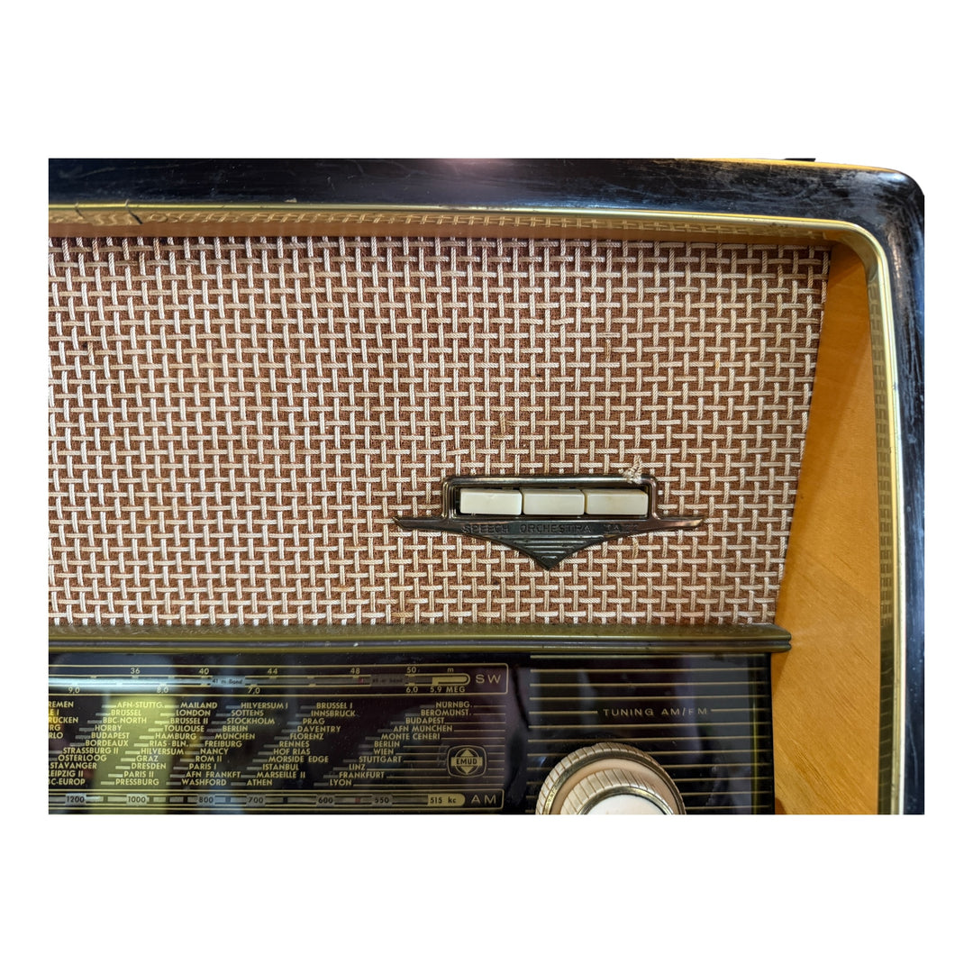 Vintage Emud Rekord Senior 60 AM/FM Radio West Germany