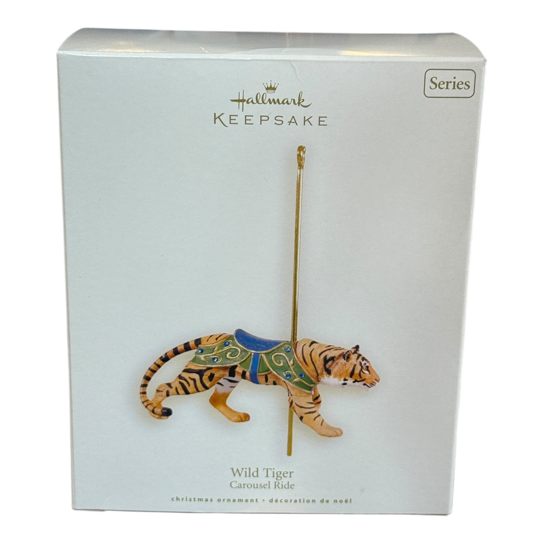 2008 Hallmark Keepsake Wild Tiger Carousel Ride Special Edition Ornament