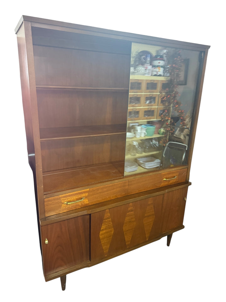 Danish Mid Century Modern China Cabinet PICKUP ONLY