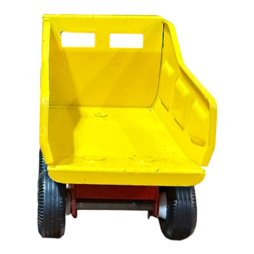 Vintage Diecast Tonka Mini Red And Yellow Dump Truck #535