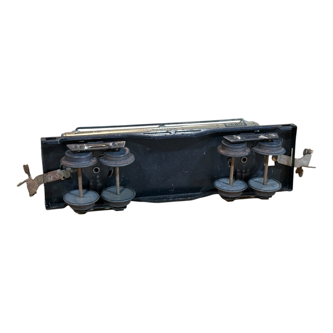 Trains - Lionel Lines O Gauge Prewar Train 2680 Sunoco Gas Oils Motor Oil Silver Tanker