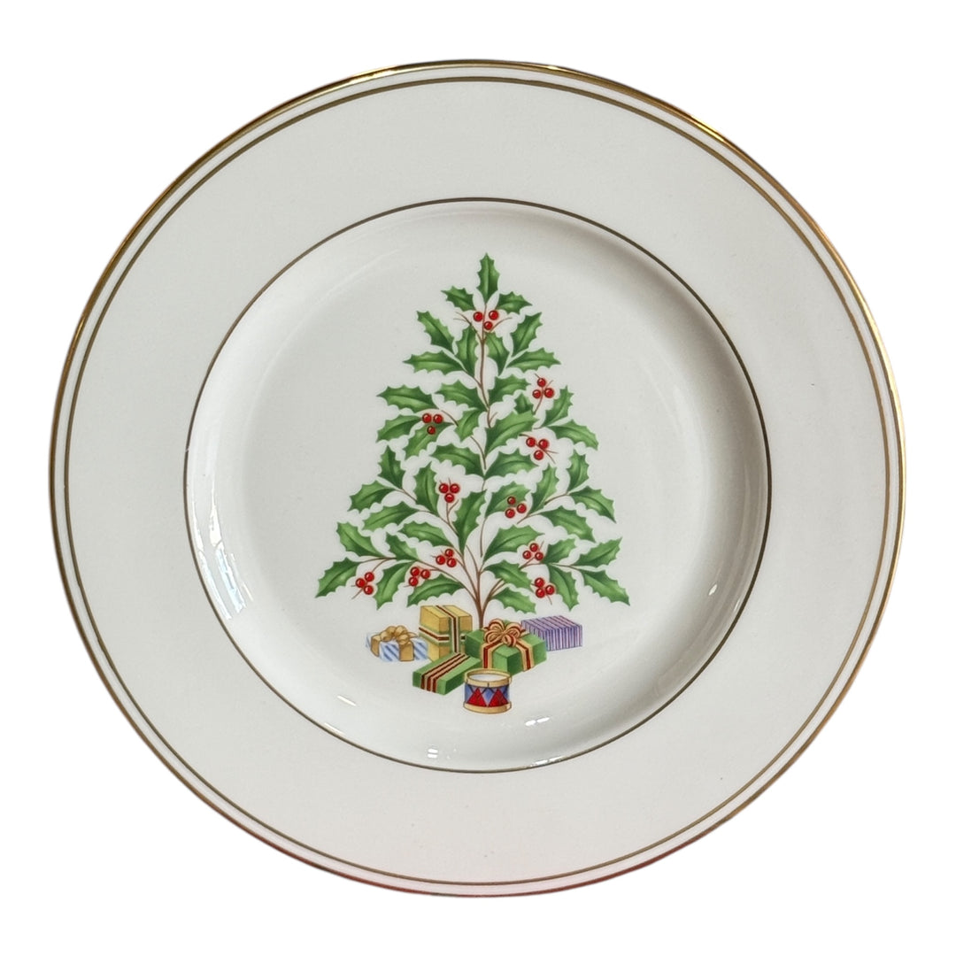 Lenox Snow Holly Tree Gold