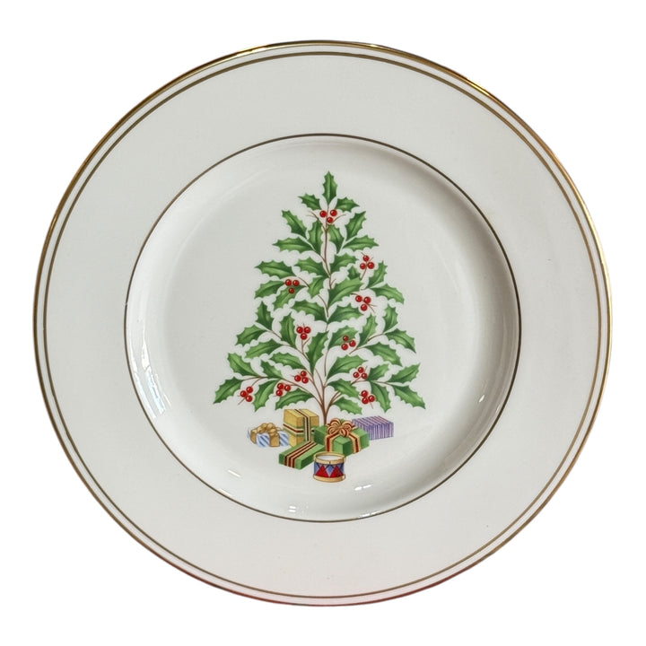 Lenox Snow Holly Tree Gold