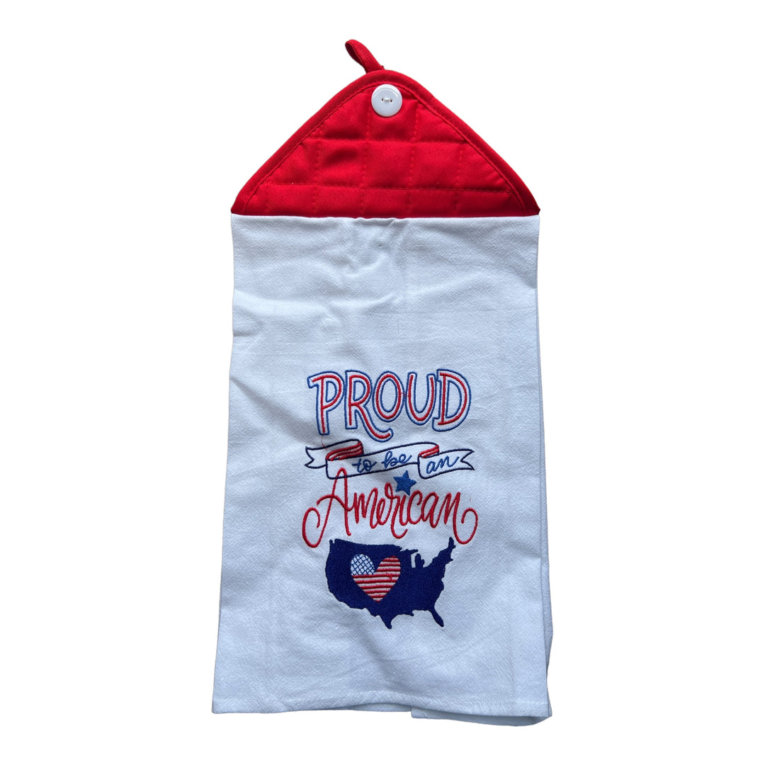 Hanging Towel - Proud to be an American