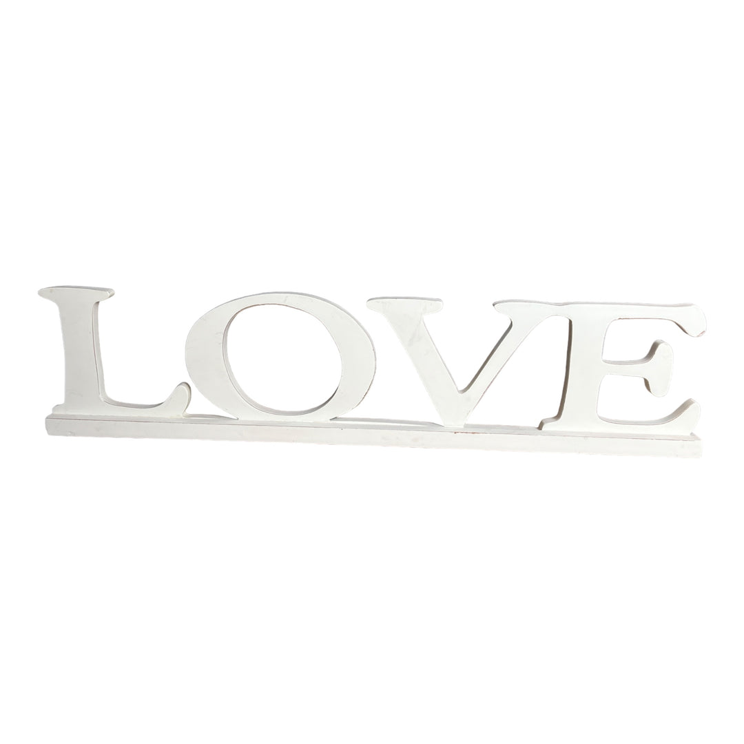 Wooden LOVE Sign (Shelf Sitter)