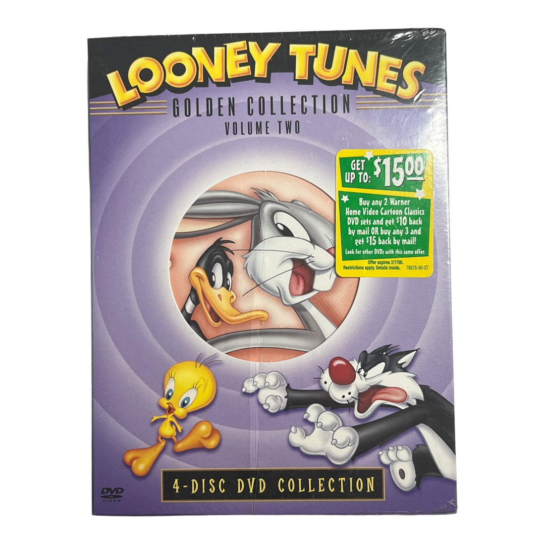 DVD - Looney Tunes- Golden Collection: Vol. 2 (DVD, 2004, 4-Disc Set) NEW SEALED