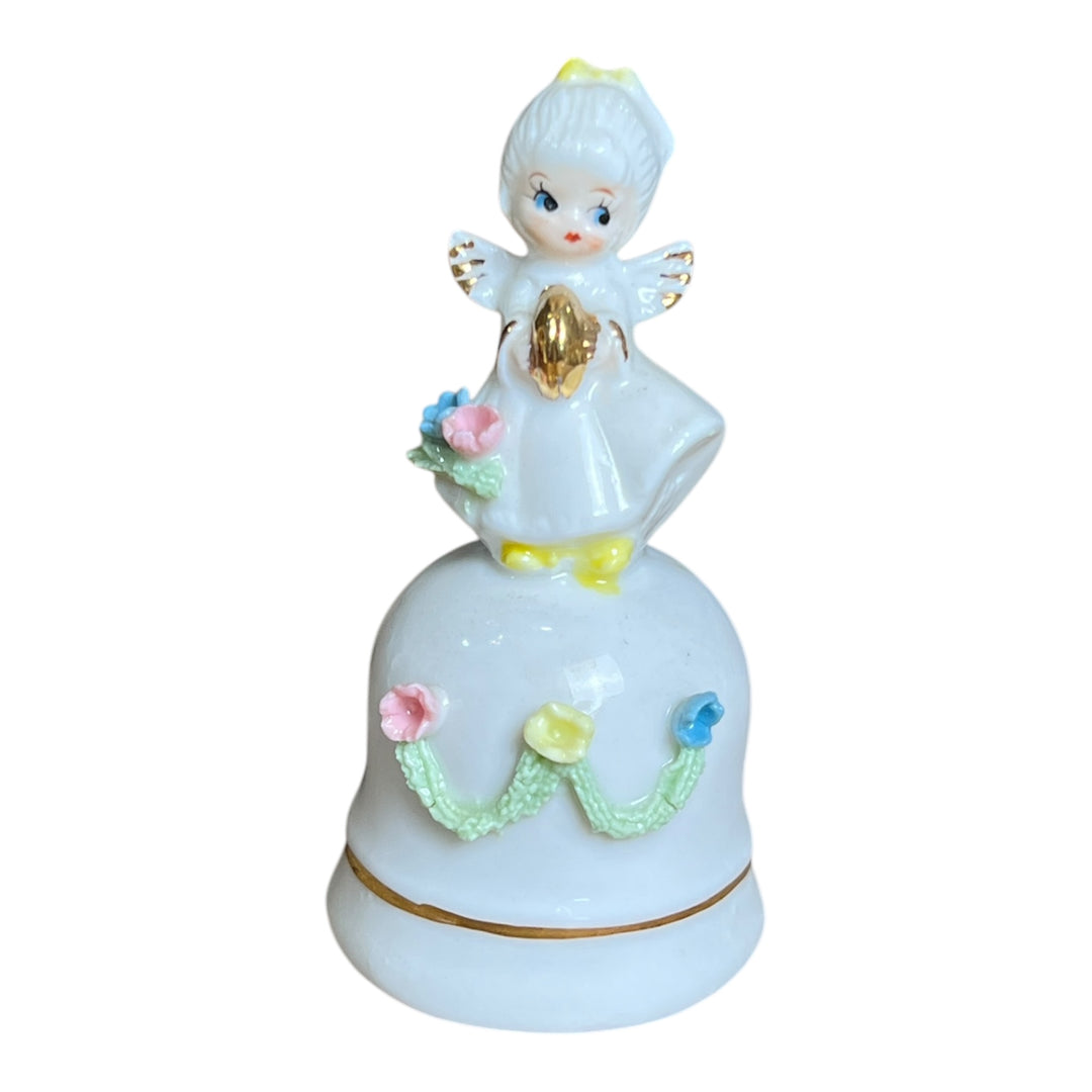 Ceramic Angel Vintage Bell