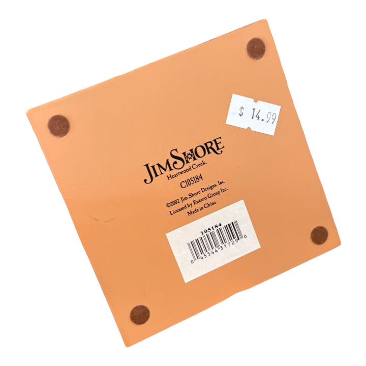 Jim Shore Heartwood Creek Square Quilt Ornament Holder #105184