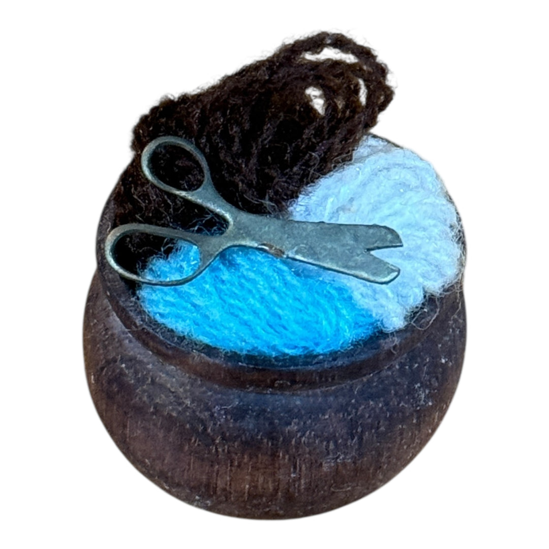 Dollhouse - Sewing Wooden Bowl