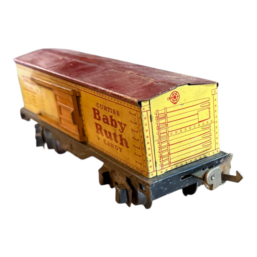 Trains - Lionel Lines #1679 Curtiss Baby Ruth Candy Yellow Train Box Car Sliding Door