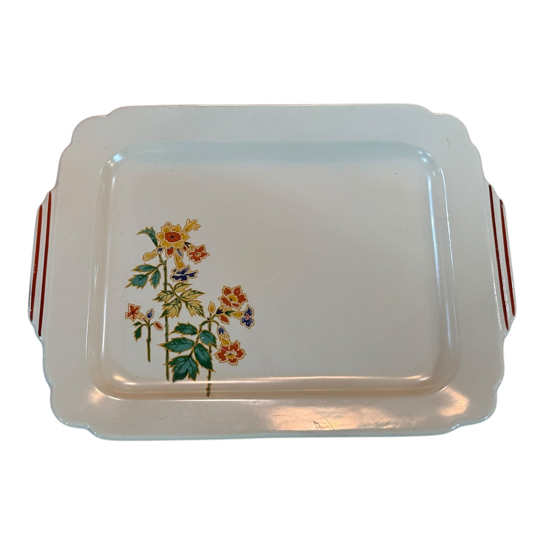 Homer Laughlin Serving Platter Columbine Flower