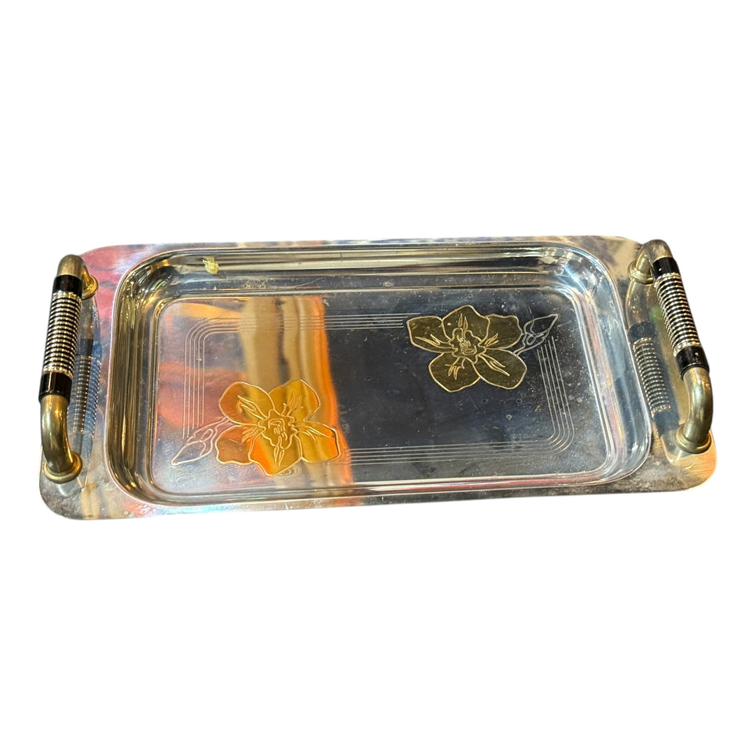 Decorative Stainless Steel / Gold Tray