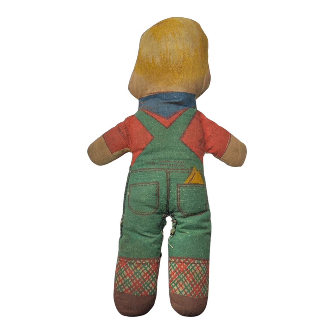 Vintage Mike Plush Doll General Foods