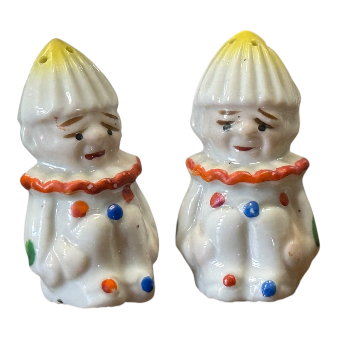 Salt and Pepper Shakers - Clowns