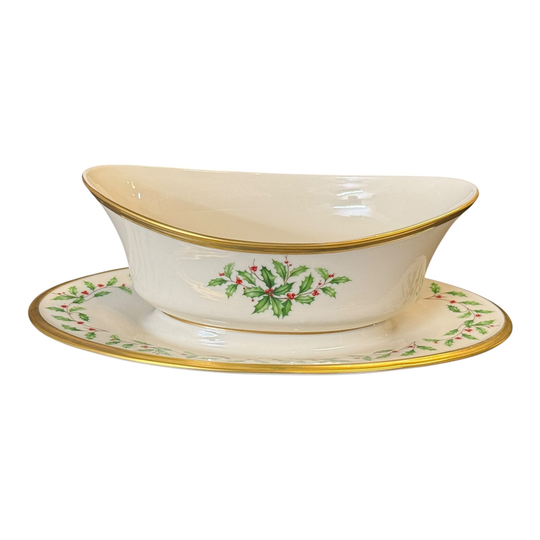 Lenox Holiday Dimension Gravy Boat