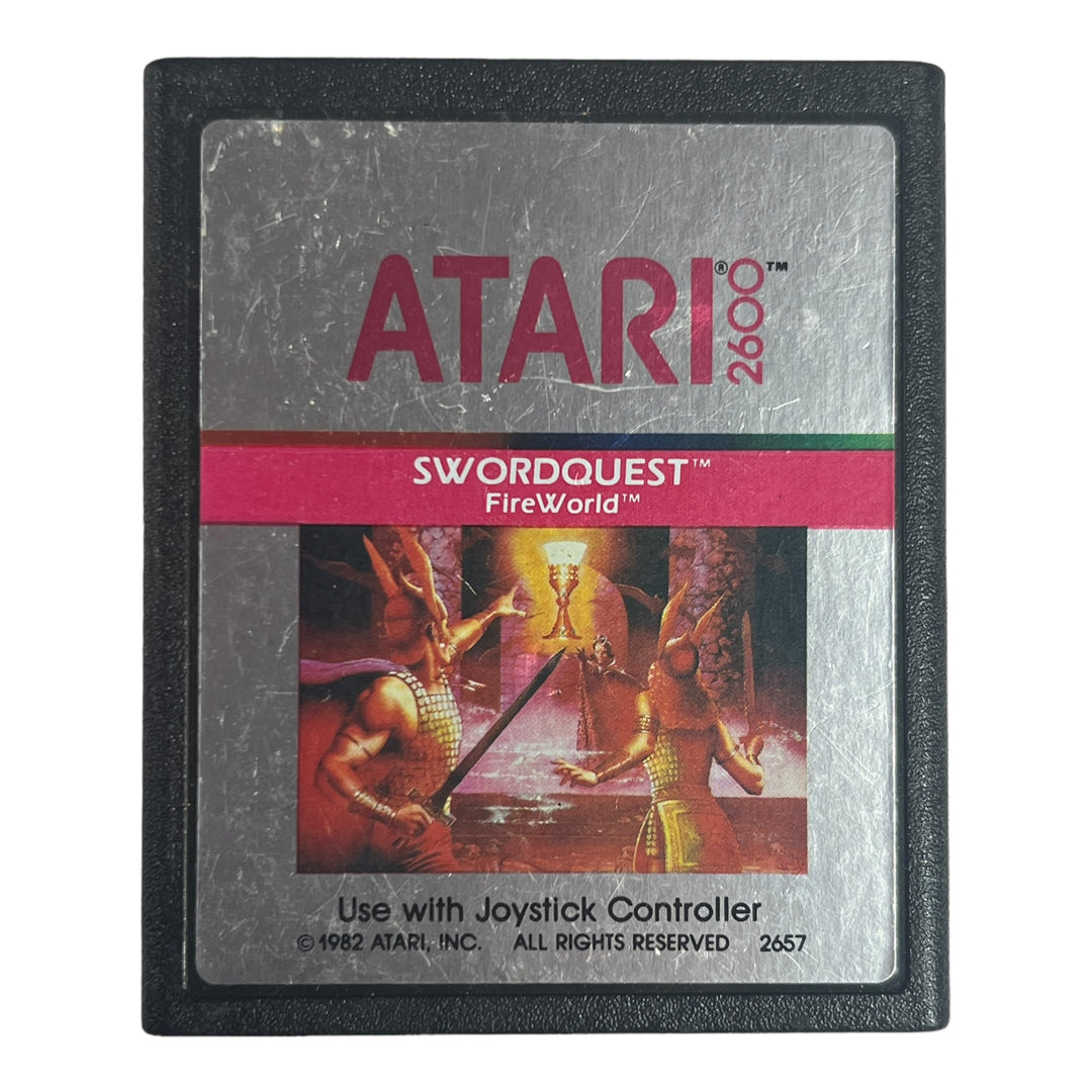 Atari 2600 Cartridge Only - Swordquest Fireworld