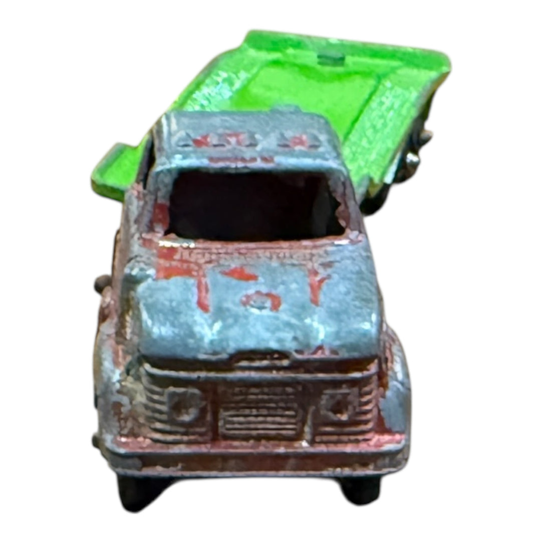 Tootsie Toy Red Semi Truck Semi-Truck with Green Trailer 1969