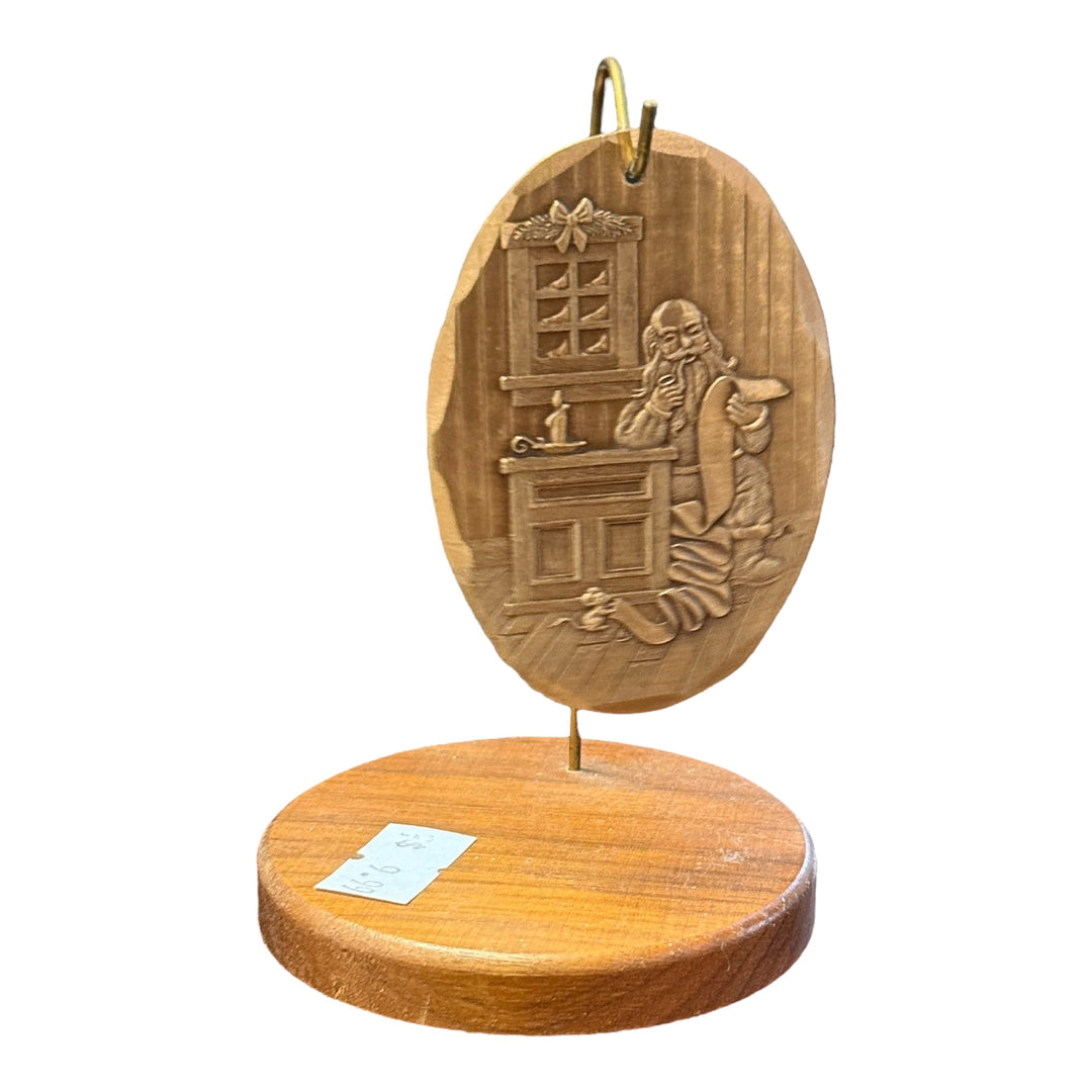 Wendell August Forge Ornament - Checking It Twice 1998 1st Edition Bronze