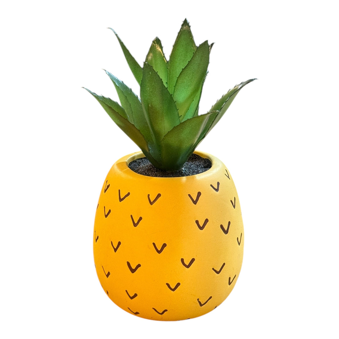 Faux Succulent in Pineapple Pot